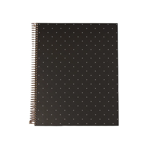 Miquel Rius Black Dots 4 Subject Lined Notebook